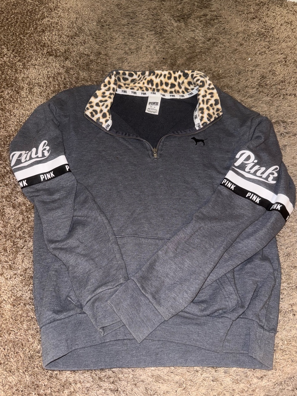 PINK Victoria's Secret Half-Zip Pullover